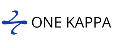 One Kappa Logo - Black Lettering
